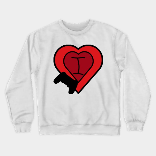 I Heart Gaming Crewneck Sweatshirt by I Heart Gaming